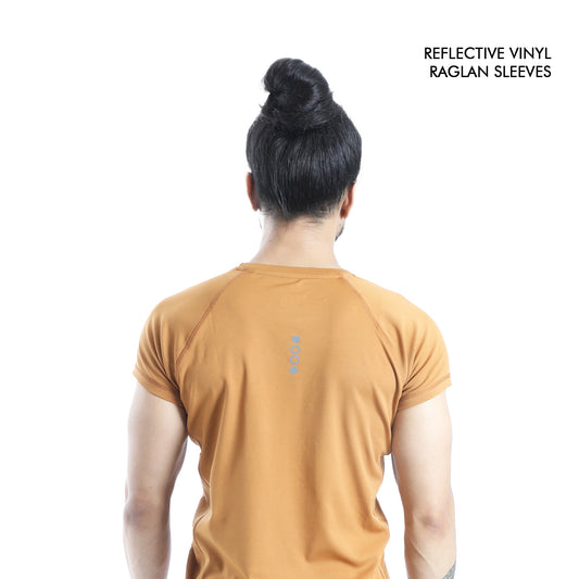 Brown Tank Top For Men, Back View