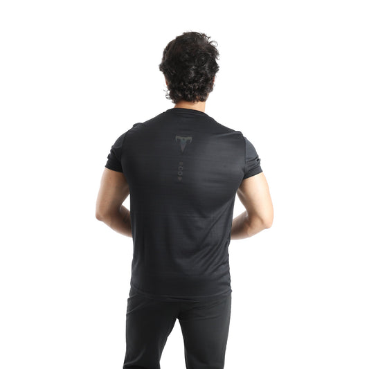 Black Holographic Tshirt For Men