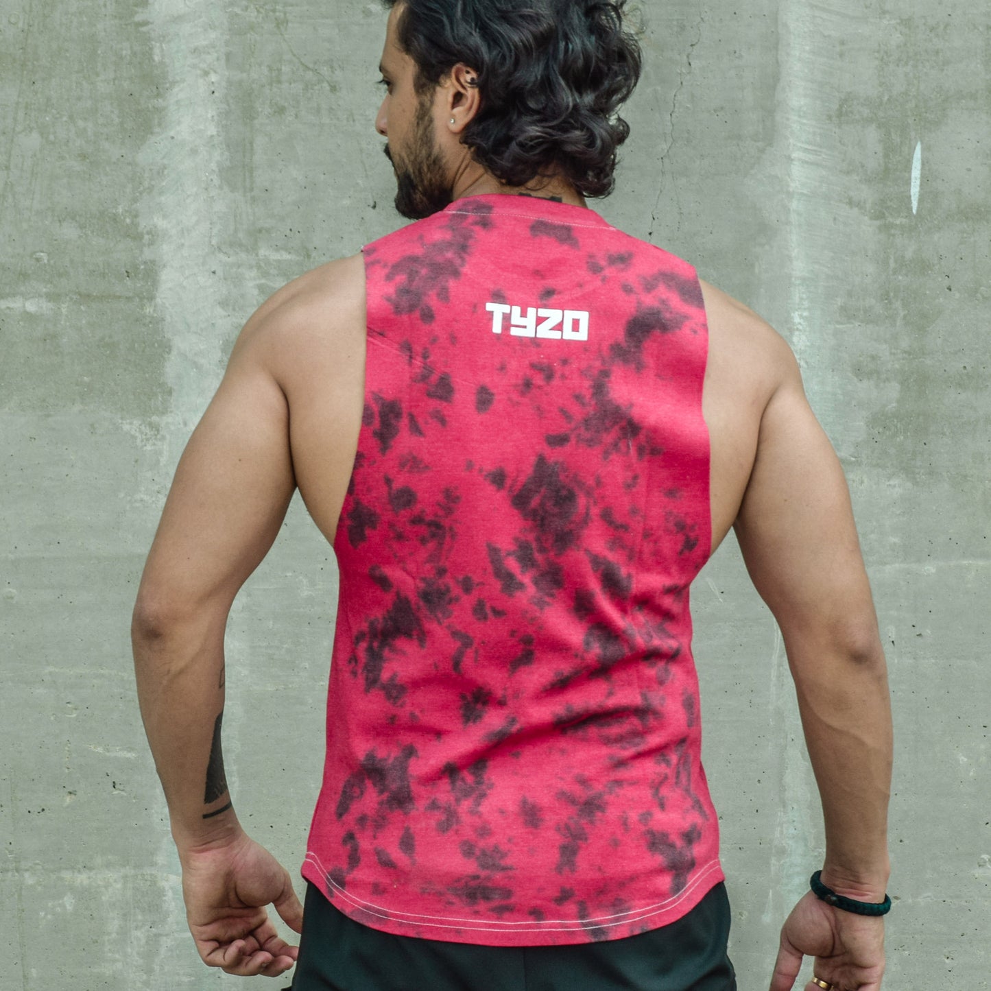 Red Tank Top Backview