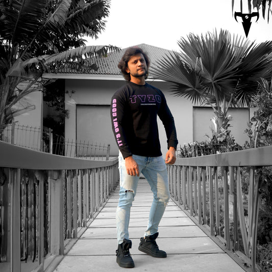 BLACK LONG SLEEVES TSHIRT