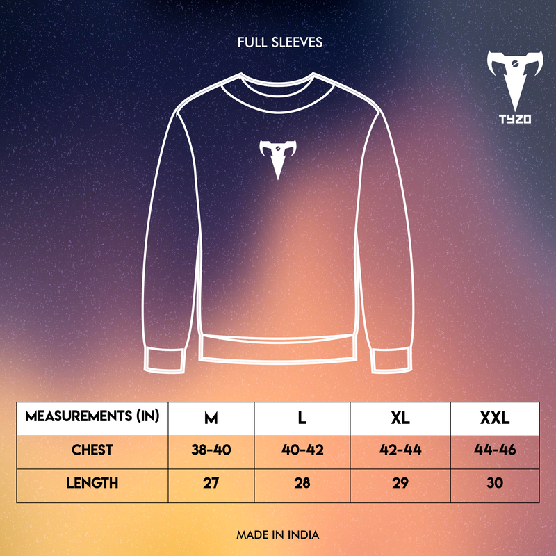 DENIM BLUE LONG SLEEVES TSHIRT