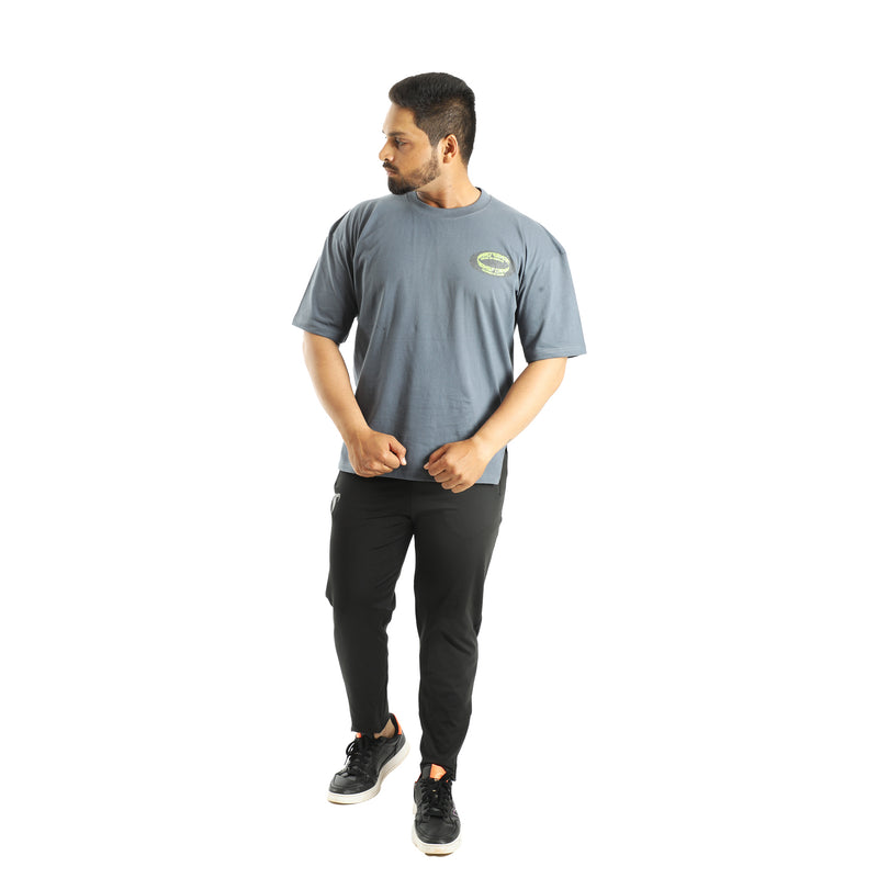 Grey T-shirt oversized Online