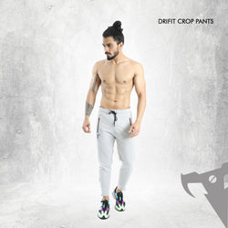 Cropped track pants for men