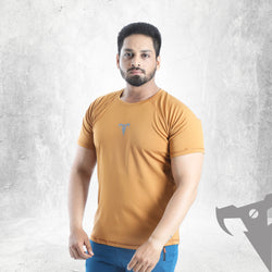 Tan Brown Drifit Tshirt