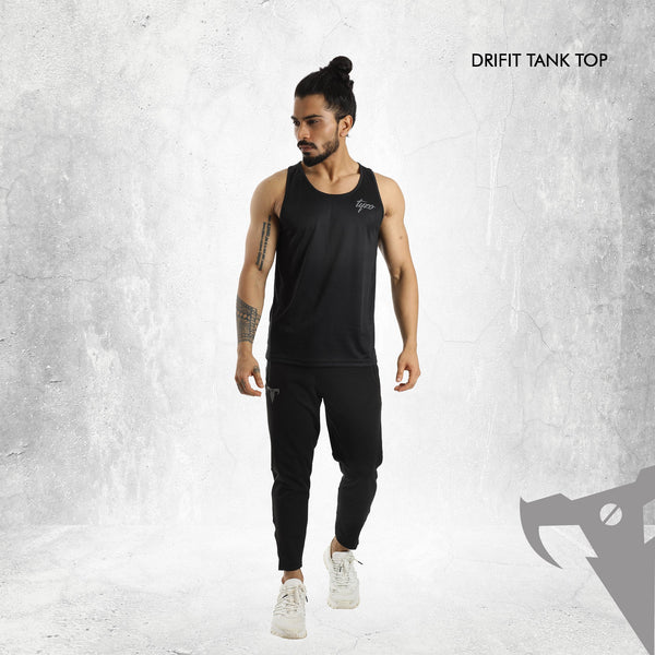 TYZO BLACK Dri Fit Tank Top 