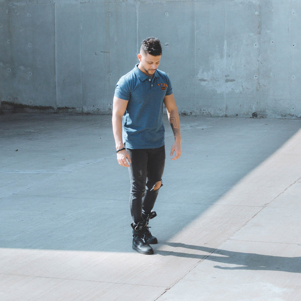 Blue Polo Tshirt For Men