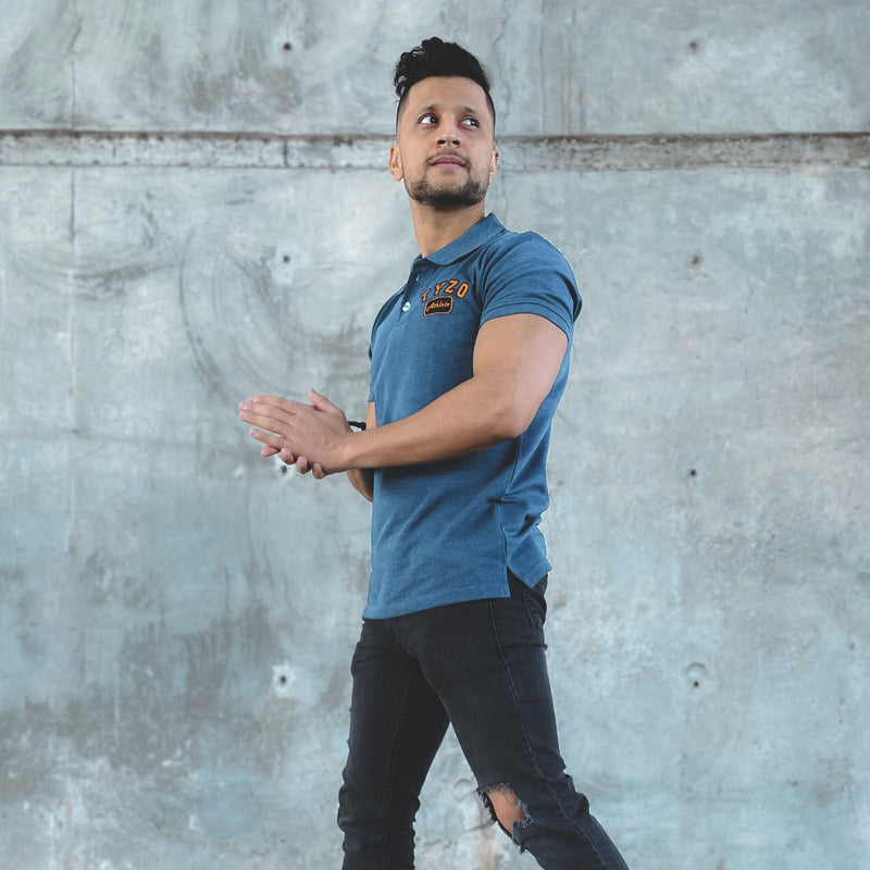 Denim Blue Polo Tshirt