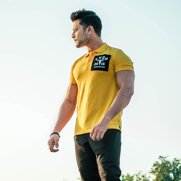 Yellow Polo Tshirt For Men